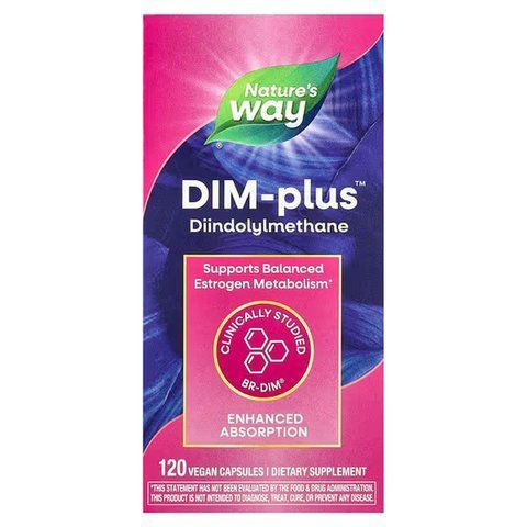 Метаболізм естрогенів, DIM-plus, Estrogen Metabolism, Nature's Way, 120 капсул NWY-14850 фото