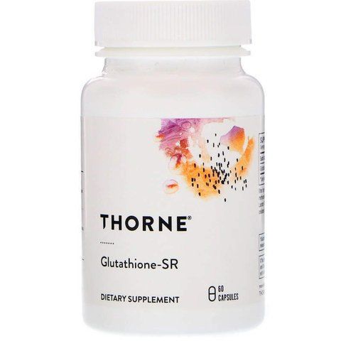 Глутатіон-SR, Glutathione, Thorne, 60 капсул (175 мг на капсулу) THR-54003 фото