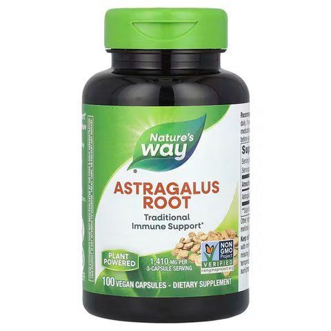 Астрагал, Astragalus, Nature's Way, корінь, 1410 мг, 100 веганських капсул (470 мг в капсулі) NWY-10180 фото