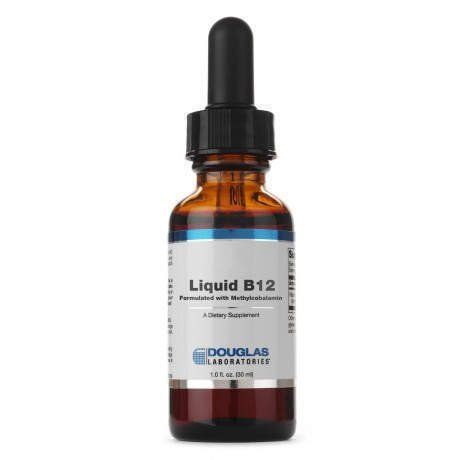 Вітамін В12 з Метилкобаламін, Vitamin B12, Douglas Laboratories, рідкий, 30 мл DOU-03232 фото