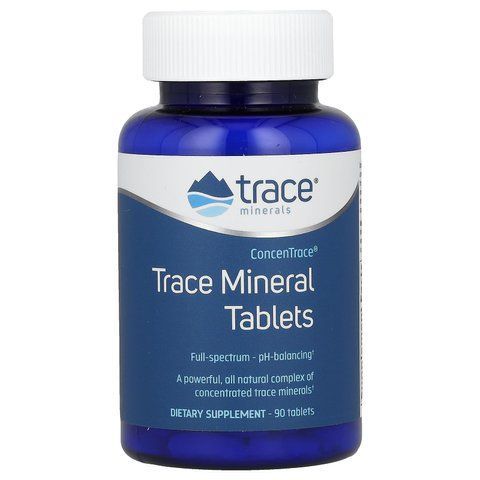 Мінерали, ConcenTrace Trace Mineral, Trace Minerals Research, 90 таблеток TMR-00105 фото