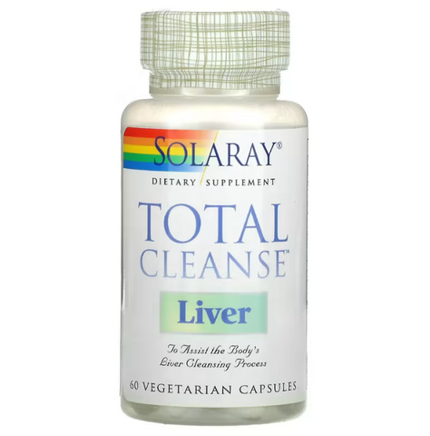 Чистка печінки, Total Cleanse Liver, Solaray, 60 капсул SOR-08363 фото