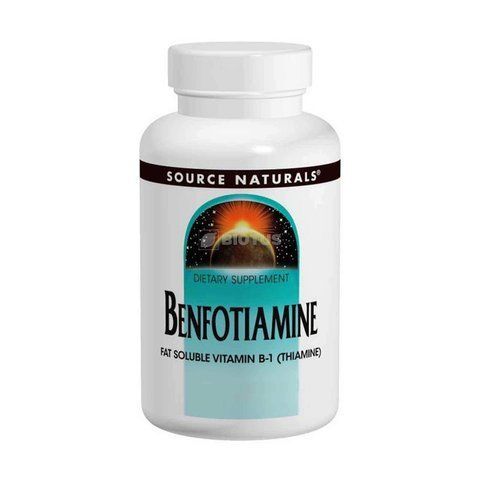Бенфотіамін, Benfotiamine, Source Naturals, 150 мг, 30 таблеток SNS-01905 фото