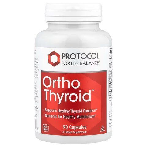 Підтримка щитовидної залози, Ortho Thyroid, Protocol for Life Balance, 90 капсул PRT-13368 фото