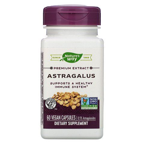 Астрагал, Astragalus, Nature's Way, стандартизований, 60 веганських капсул NWY-15383 фото