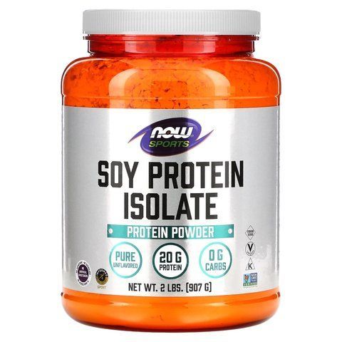 Ізолят соєвого протеїну, Soy Protein Isolate, Now Foods, Sports, порошок, чистий, без смаку, 907 г NOW-02152 фото