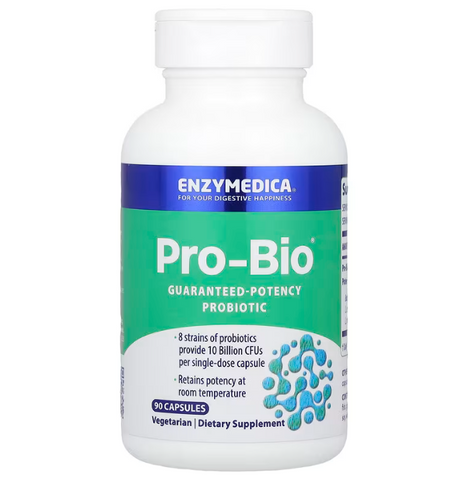 Пробіотик, Guaranteed Potency Probiotic, Enzymedica, 90 капсул ENZ-25112 фото