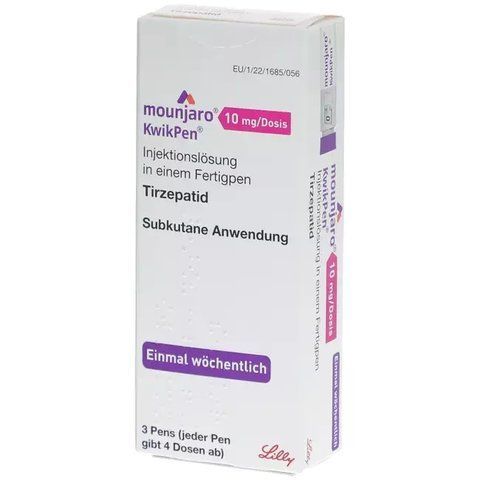 Mounjaro KwikPen 10mg (Німеччина 3шт/уп, вартість за 1 ручку) GU-I122 фото