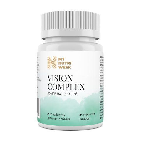 Комплекс для очей, Vision Complex, My Nutri Week, 60 таблеток MNW-533013 фото