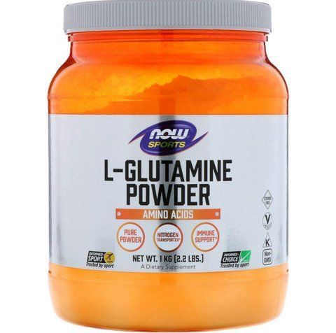 Глютамін, L-Glutamine, Now Foods, Sports, порошок, 1 кг NOW-00222 фото