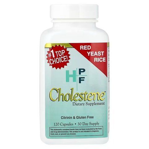 Червоний дріжджовий рис, HPF, Cholestene, Healthy Origins, 120 капсул HOG-10093 фото